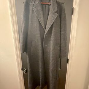 Mens Wool Trench-Style Topcoat